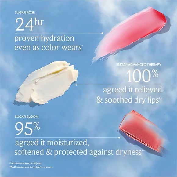 ,Fresh Hydrating Balm Set, Tinted Lip Tint, Hyaluronic Acid, Skincare Gift, NIB - Picture 3 of 7